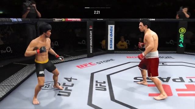 UFC4 Bruce Lee vs Rocky Balboa Pro Boxer EA Sports UFC 4 смотреть онлайн