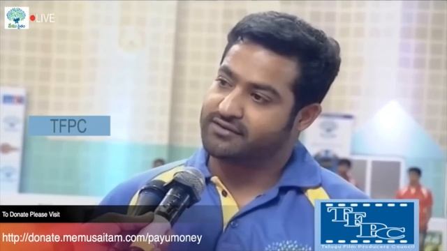 Temper Jr NTR Full Speech @ Cricket match Memu Saitam Event- Memu Saitham For Hudhud смотреть онлайн