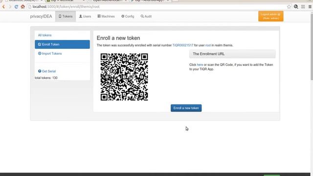 privacyidea: Two factor authentication with TiQR token смотреть онлайн