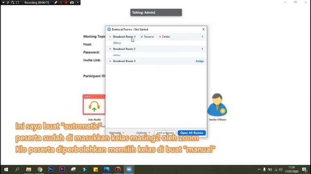 Pembagian/Pembuatan Kelompok - Kelas di Zoom (breakout room).sewa zoom 1000/jam (1K) 081358181151. смотреть онлайн