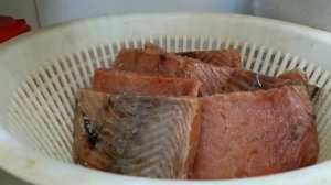 Засолка филе кеты