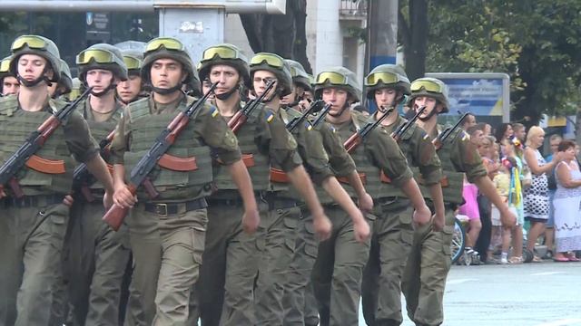 День Независимости 2016, Запорожье, шествие и парад смотреть онлайн