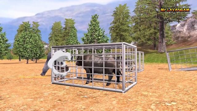 Dinosaur Vs Dinosaurs Amazing Fight || Cartoon Gorilla Vs Dinosaur Comedy Video @mrLavangam