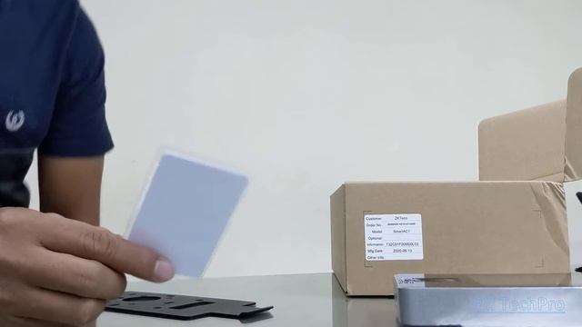 Unboxing Face Scan V5 device hardware ZKTeco смотреть онлайн