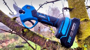 Очень шустрый аккумуляторный садовый секатор SHIDOKU. Прекрасный помошник садоводу.