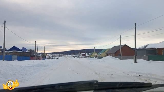 #Красноусольск. Улица Гоголя по зимниму 2024 смотреть онлайн