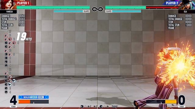 KOF XV Vanessa Combo смотреть онлайн