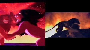 The Lion King - Simba vs Scar (1994/2019)