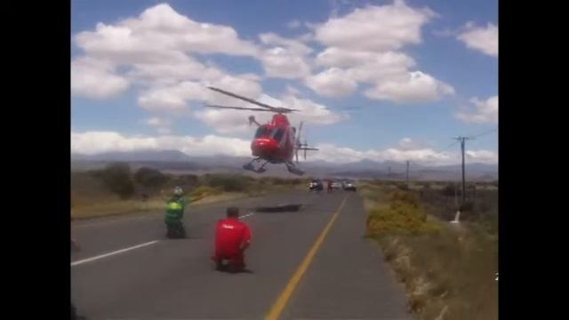 Agusta Helicopter landing at MVA смотреть онлайн