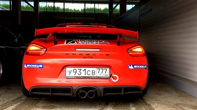 Porsche Cayman GT4 Start Up смотреть онлайн