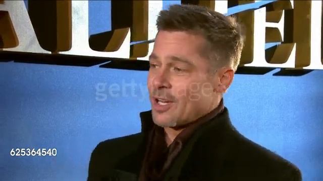 Brad Pitt about working with Marion Cotillard, story, scripts Allied смотреть онлайн