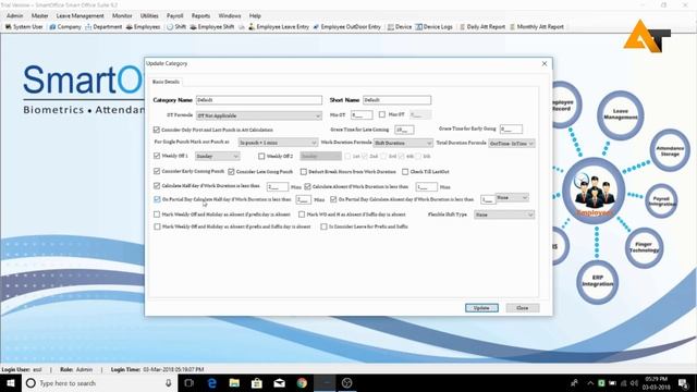 Essl Smart Office Tutorial [Part 2] [Admin and Master Settings] смотреть онлайн