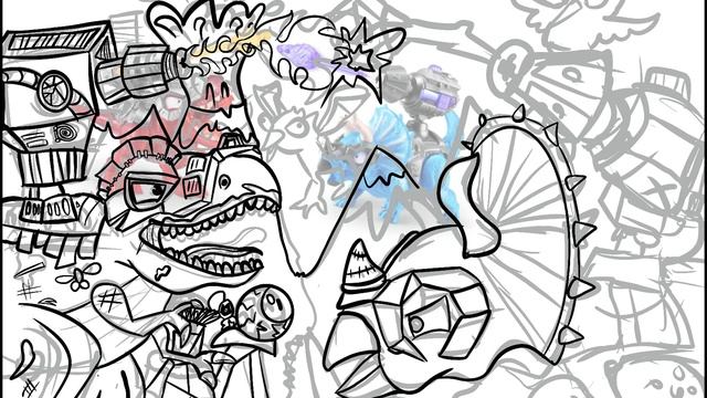 Рисую динозавров smashers смотреть онлайн