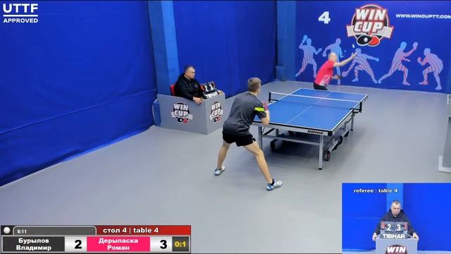 21:00 Бурылов Владимир 0-3 Дерыпаска Роман стол 4 Юг-3 22.01.21 смотреть онлайн