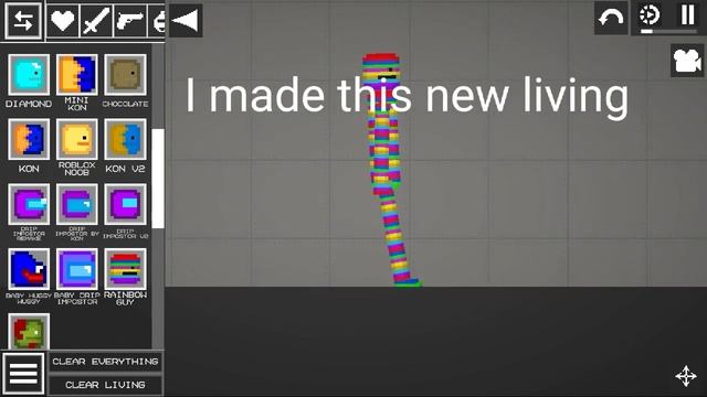 Rainbow guy mod|Melon Playground(Made by me) смотреть онлайн