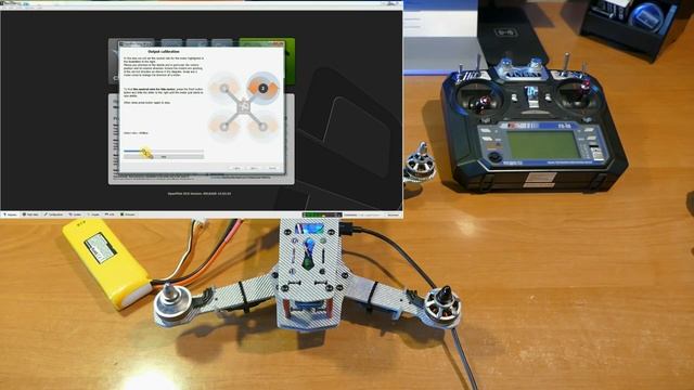 FPV 250 настройка CC3D и тестовый полет смотреть онлайн