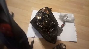 Сборка фары Opel Astra H