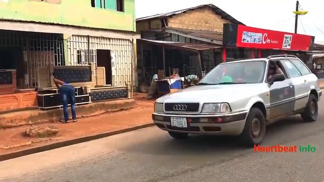 Ero street to plan well street off wire road | Benin city walk смотреть онлайн