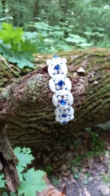 Браслет из бисера и бусин #браслет #украшения #ручнаяработа #beadsnecklace #handmade смотреть онлайн