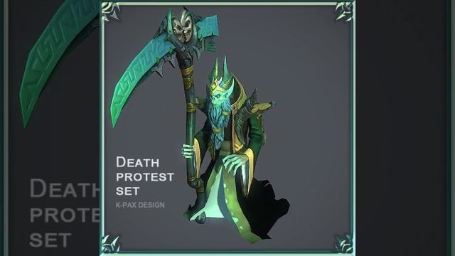 [Dota 2] - necrolyte - Death protest set смотреть онлайн