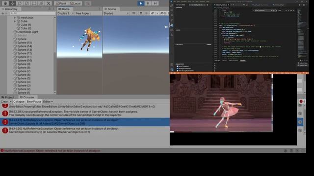 Control Unity character by Mediapipe, full body version. смотреть онлайн