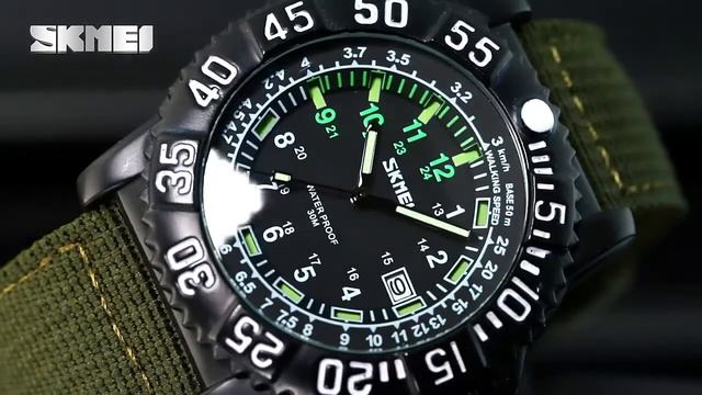 New Fashion Design SKMEI 9281 Quartz Watch For Men Nylon Strap