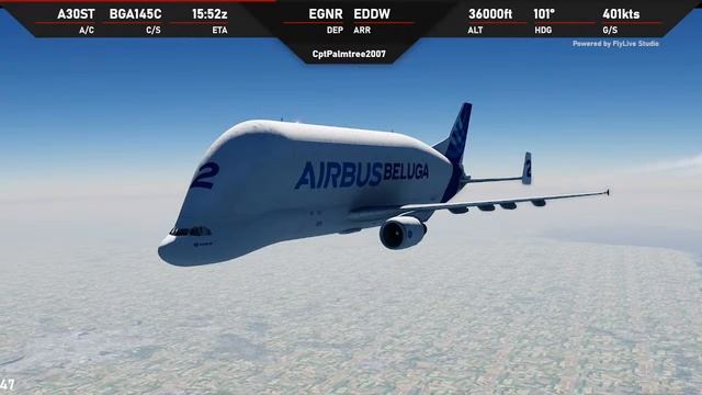 [XP11] Flying the whale to bremen|Beluga|Transporting parts смотреть онлайн