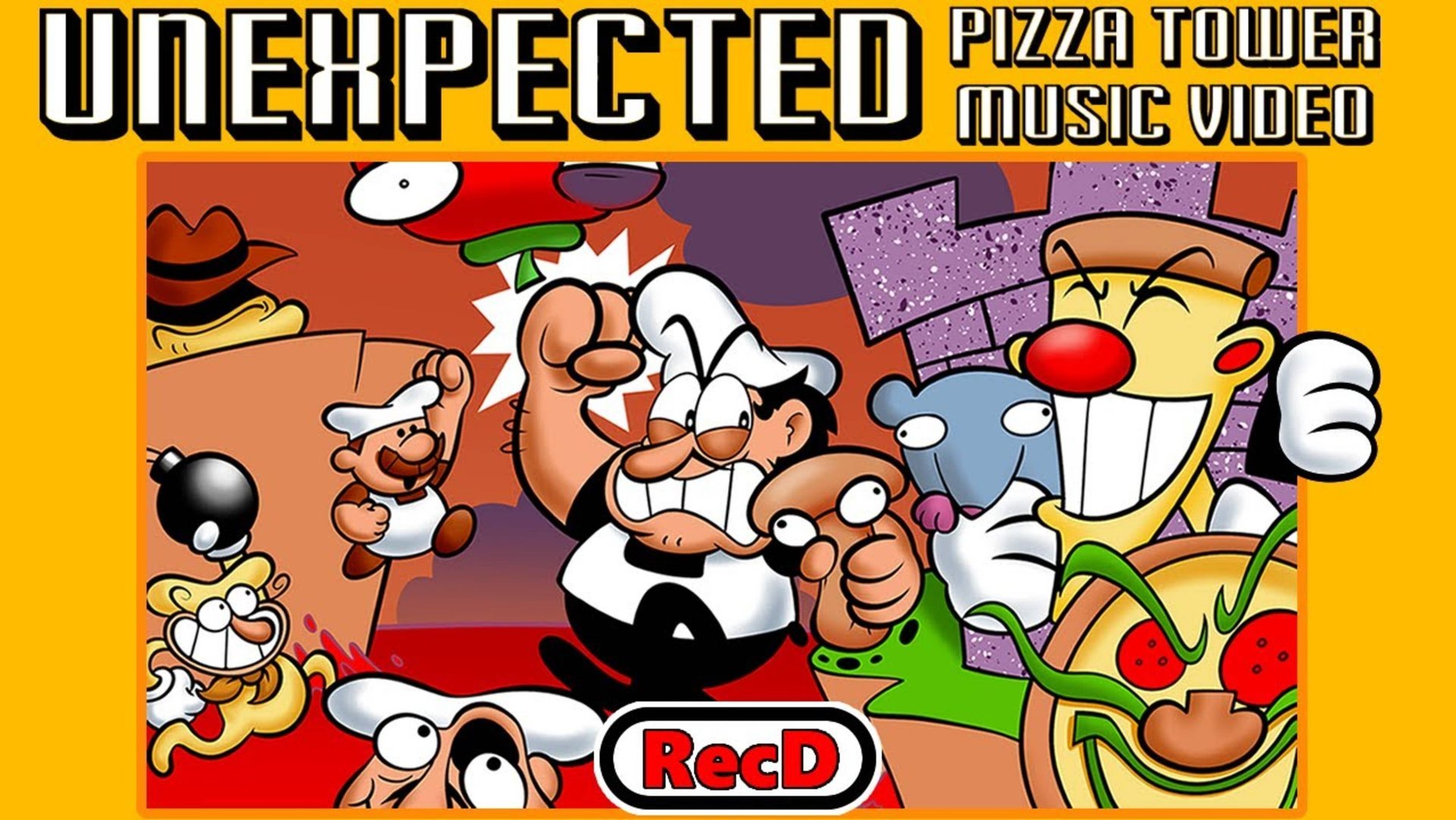 UNEXPECTED By RecD - Pizza Tower Pizzahead FAN SONG WITH LYRICS смотреть онлайн