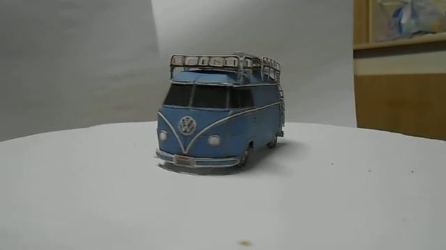 papercraft vw kombi t1 surf 1/64 смотреть онлайн