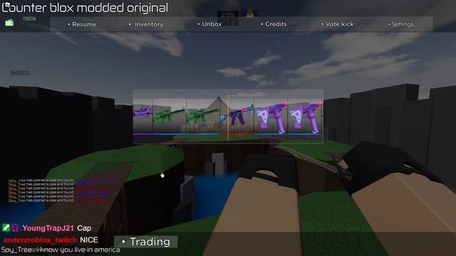 105 Neon Case Unboxing In Counter Blox: Modded! (I got a knife!) смотреть онлайн