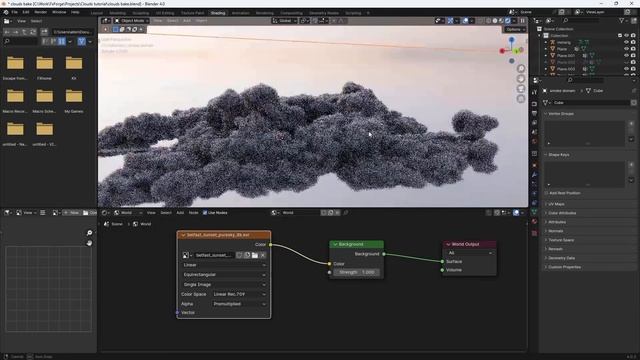how to make realistic clouds in blender in 20 minutes смотреть онлайн