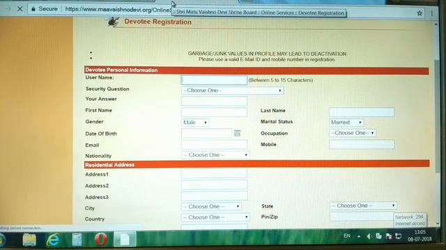 Online Registration for mata vaishno devi shrine Board website & use benefits from it. смотреть онлайн