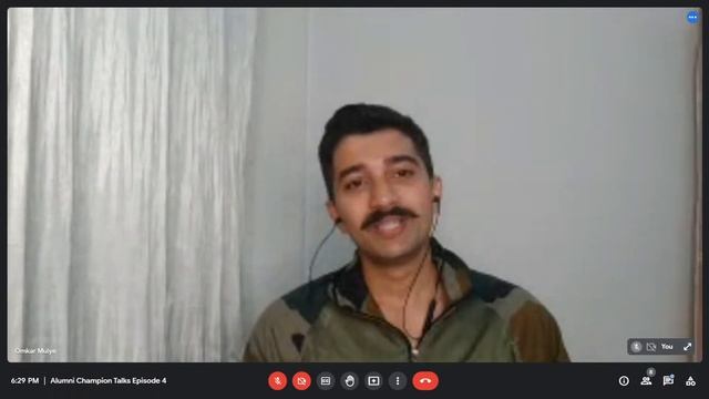Alumni Champion Talks Episode 4 with Major Omkar Mulye смотреть онлайн