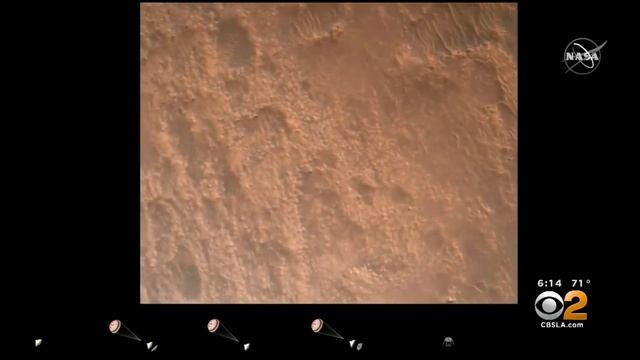 NASA Releases New Video, Audio From Rover's Arrival On Mars смотреть онлайн