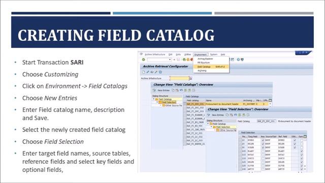 SAP DATA ARCHIVING - PART 8 - DISPLAYING ARCHIVED DATA - FIELD CATALOG AND INFO STRUCTURES смотреть онлайн
