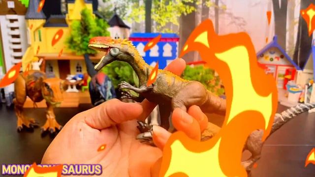 Review Jurassic World Collection: Eocarcharia, Stegosaurus, Indoraptor, Stegosaurus, Therizinosauru смотреть онлайн