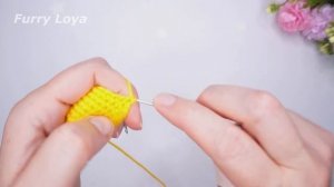 Очень быстро и легко🐤Как вязать маленьких утят крючком🐤Брелок амигуруми🐤