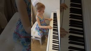 Ф. Лекуппе. Этюд ор. 24 № 3, фортепиано. Гайсина Евгения, 5 лет.