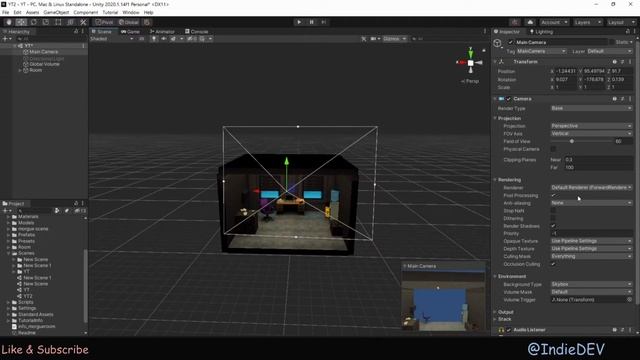 GameObjects not visible in camera or game view in unity. Fix. смотреть онлайн