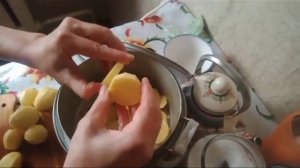 готовлю картошку  в пароварке