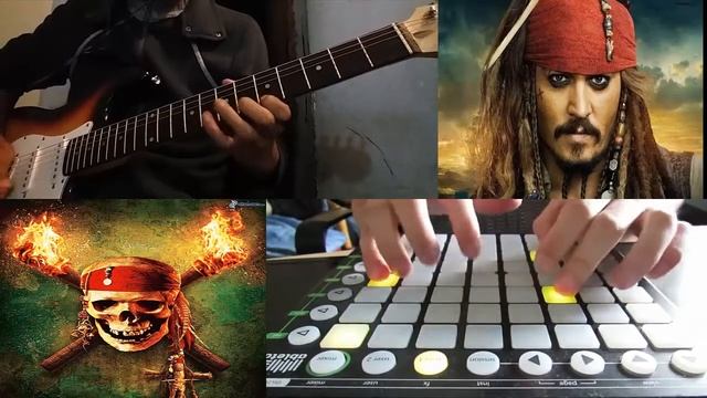 Pirates of the Caribbean- PIRATAS DEL CARIBE- GUITAR COVER feat LaunchPad смотреть онлайн