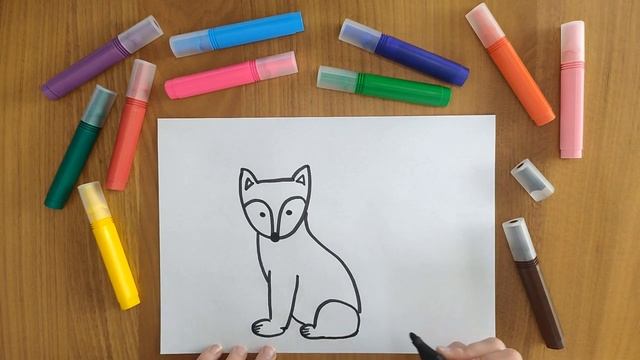 Wir zeichnen einen Fuchs | Zeichne dich schlau | Kreative Kids смотреть онлайн