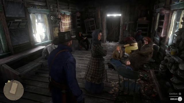 Red Dead Redemption 2 talking with the gang in the Winter #2 смотреть онлайн