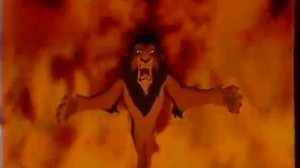 The Lion King 1994 1995 VHS Simba vs Scar