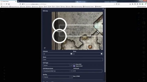 Owlbear Rodeo Map Alignment