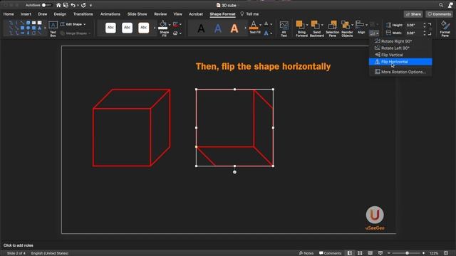How to create a transparent cube in PowerPoint смотреть онлайн