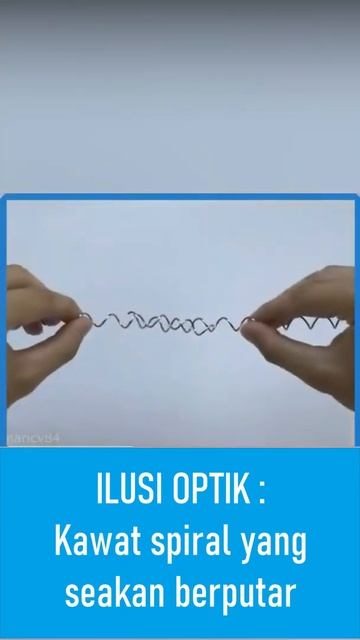 Ilusi Optik kawat spirat yang seakan berputar #shorts #short #videoshorts #viralindonesia смотреть онлайн