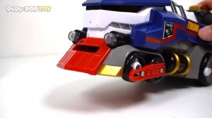 DinoCore Evolution 2! 4 dinosaur combine Ultimate King-Dino transform! #DuDuPopTOY