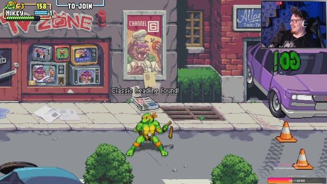 КАВАБАНГА!!! ➔ Teenage Mutant Ninja Turtles: Shredder’s Revenge #1 смотреть онлайн