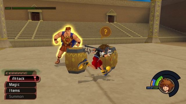 Kingdom Hearts: Hercules Boss Fight (PS3 1080p) смотреть онлайн